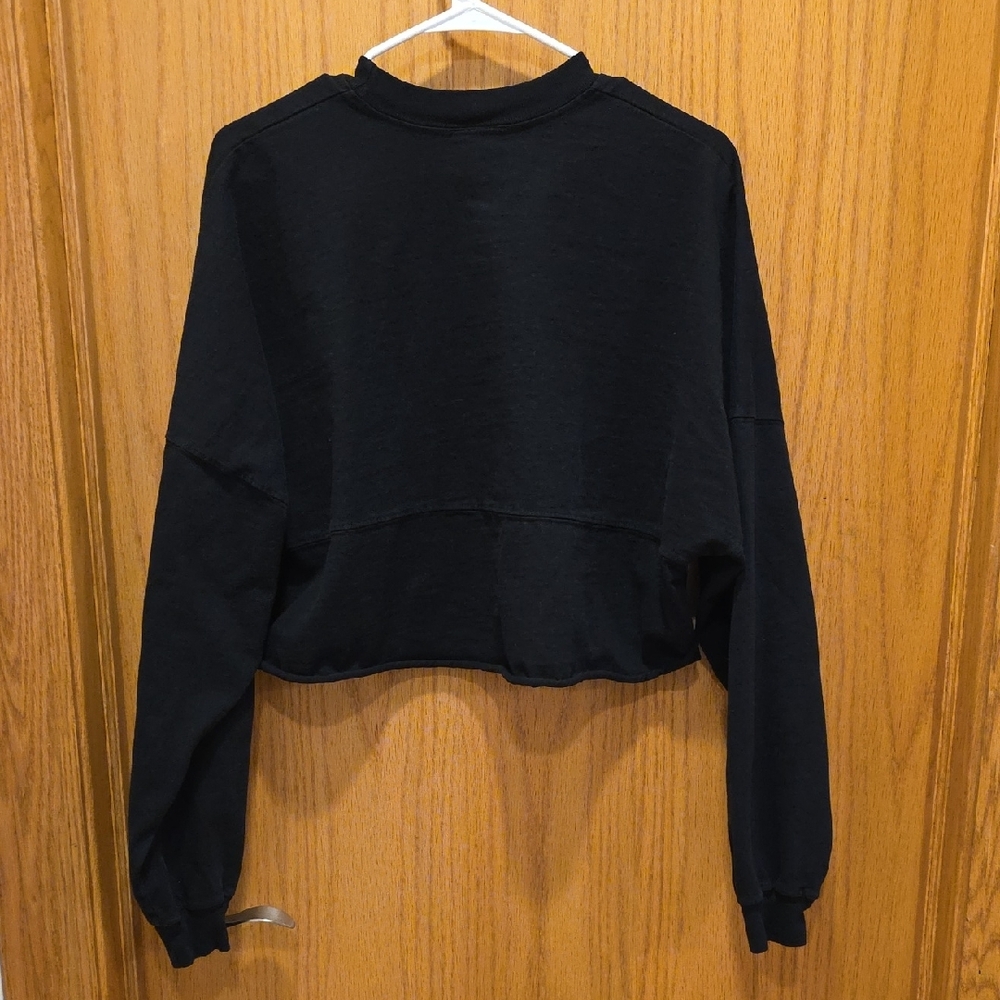 USC Black Cropped Long Sleeve Tee - Picture 4 of 4